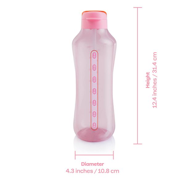 Tupperware® AquaVibe® Water Bottle | 67 oz./2 L (Pink) - Image 2