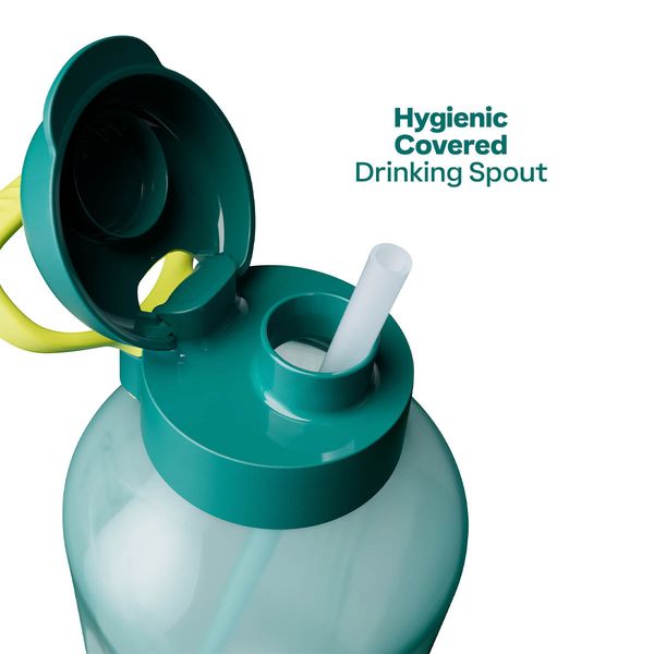 Tupperware® AquaVibe® Water Bottle | 67 oz. / 2 L (Green) - Image 5
