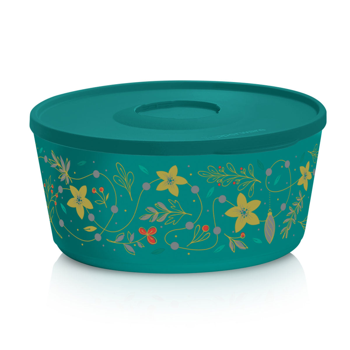 Tupperware® Holiday Holly Serving Bowl | Food Storage | 18-Cup / 4.3